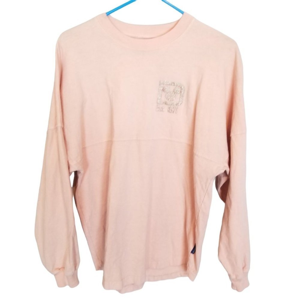 Disney Park Womens XS Orange Long Sleeves Glitter